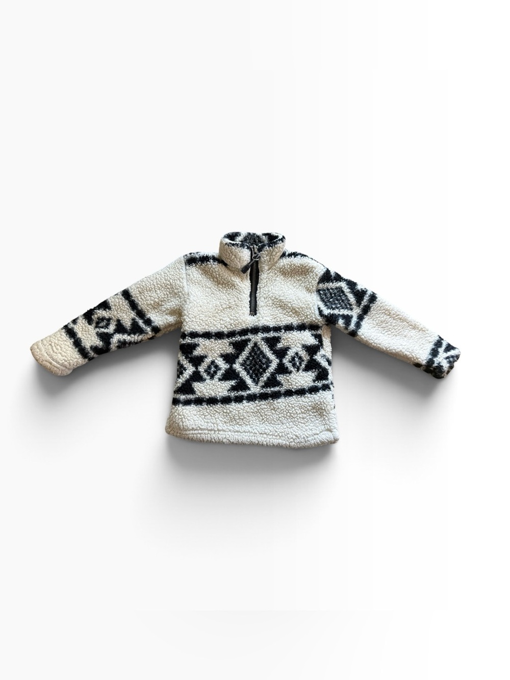 Roper Girls Cream and Black Western Pullover